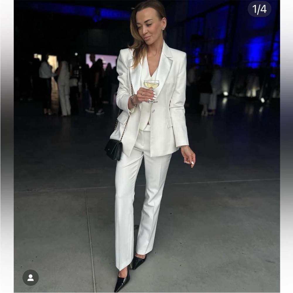 ZARA 2 PIECES MATCHING SET TUXEDO JACKET AND TUXEDO PANTS - Picture 5 of 16